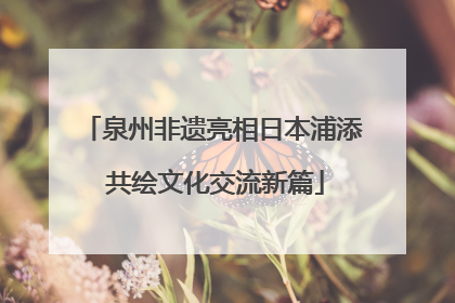 泉州非遗亮相日本浦添 共绘文化交流新篇